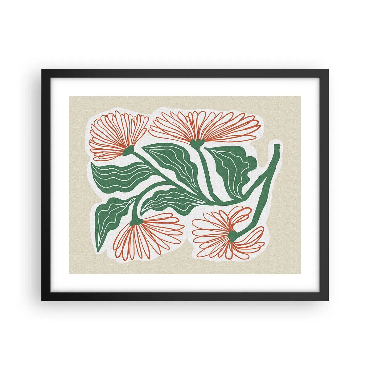 Poster în ramă neagră - Folclor modern - 50x40 cm