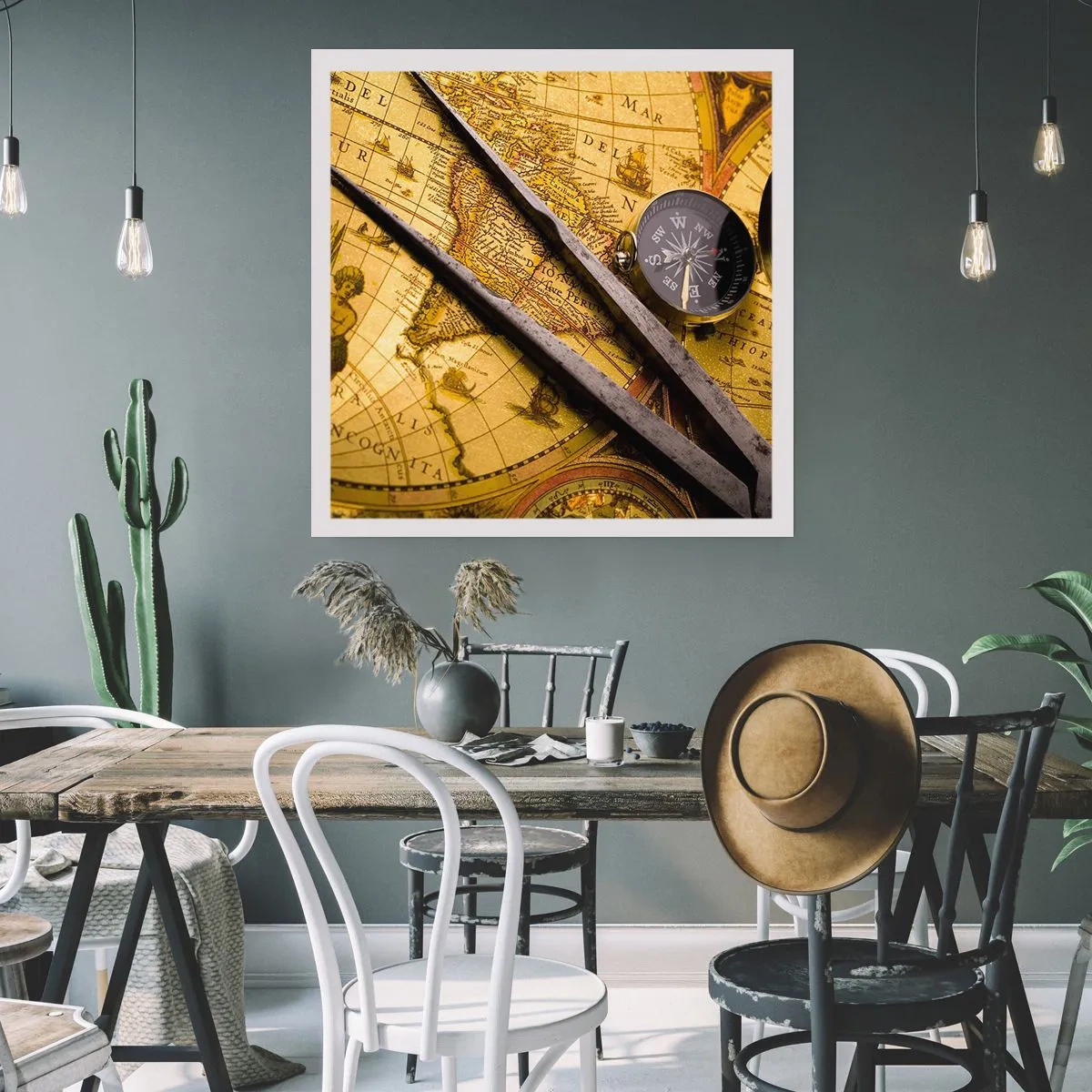 Poster - Unde sunt aceste comori? - 50x50 cm