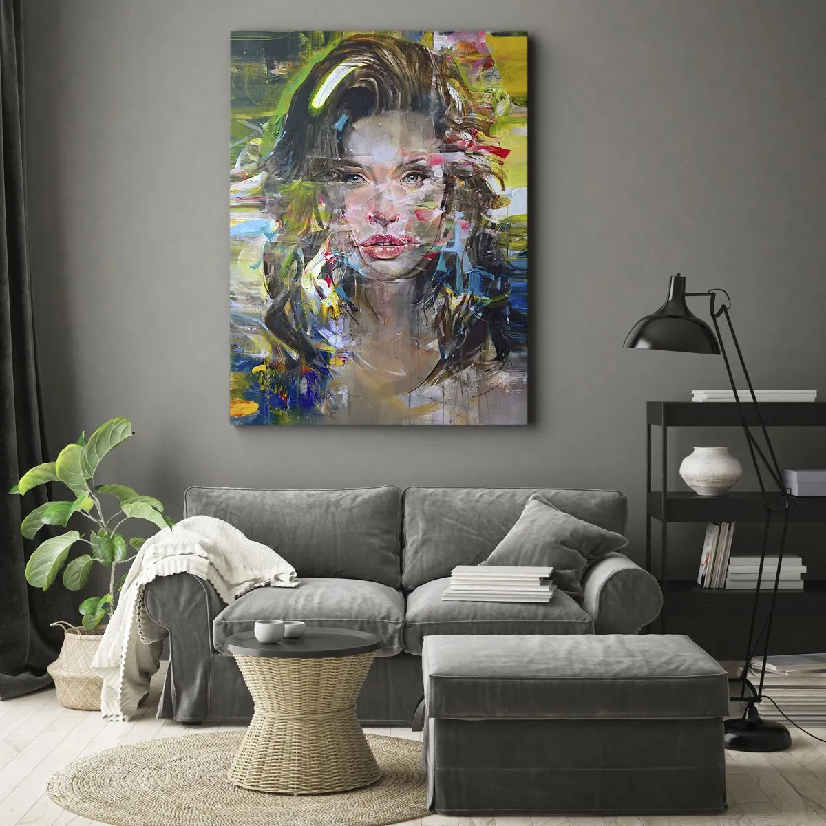 Tablou pe pânză - În spatele cortinei de aer - 50x70 cm