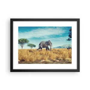 Poster în ramă neagră - Griul nu mai este la modă - 40x30 cm