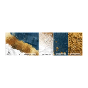Mostră de Tapet Standard Eco - Culorile verii - Art Deco, Bucată, Modern - 100x30 cm