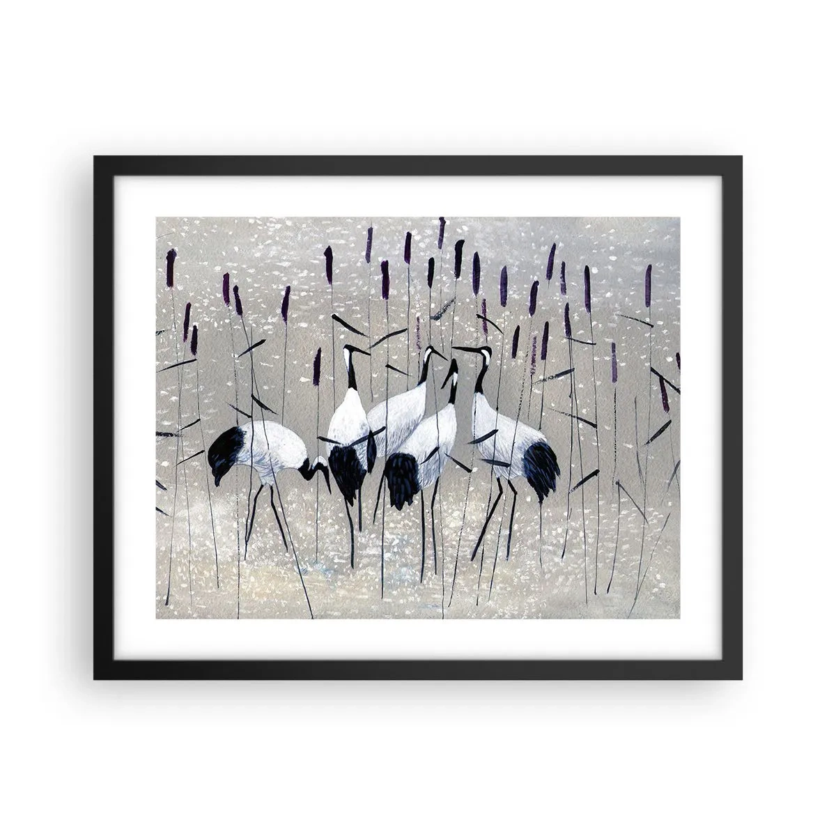 Poster în ramă neagră - Printre ai tăi - 50x40 cm