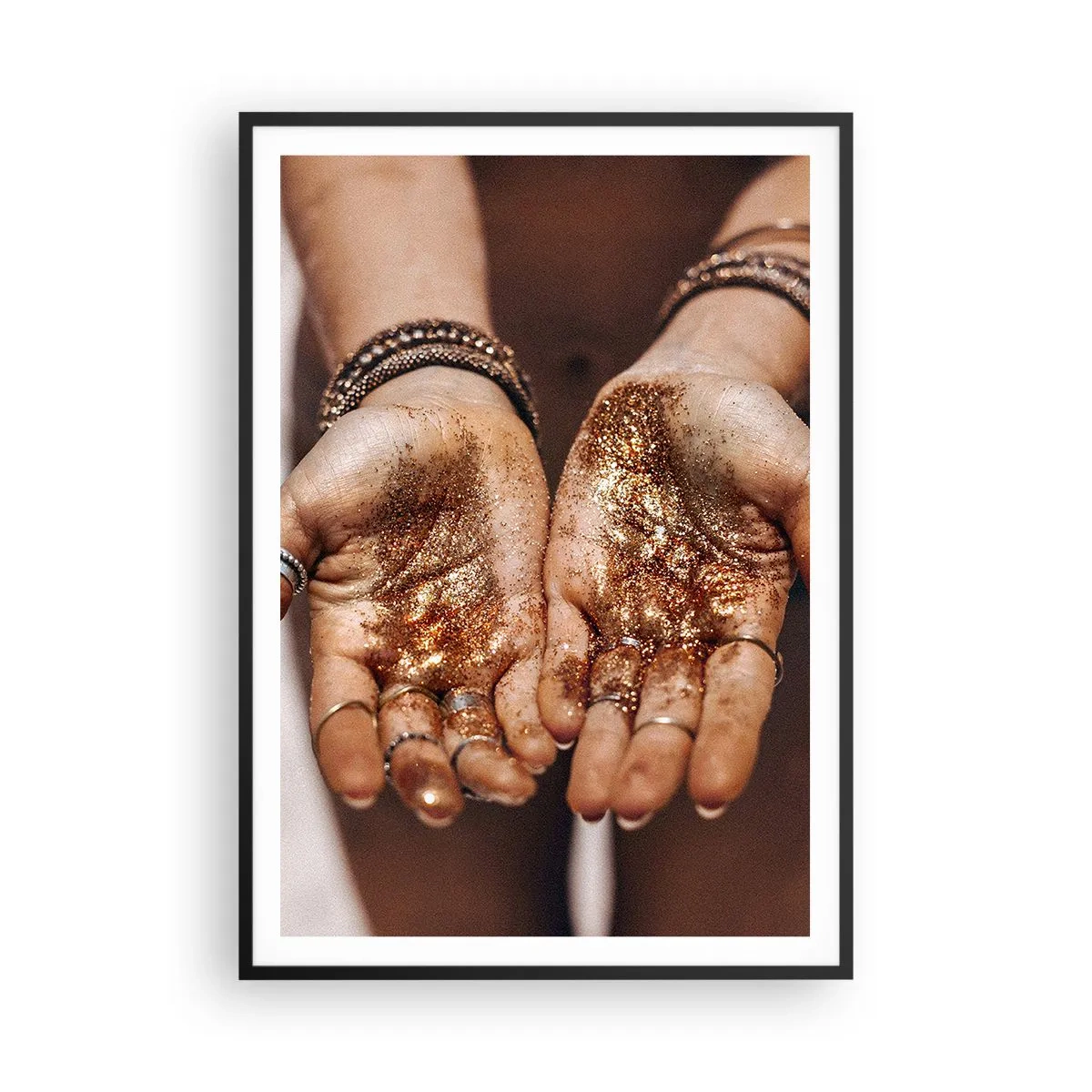 Poster în ramă neagră - Un cadou pentru tine - 70x100 cm