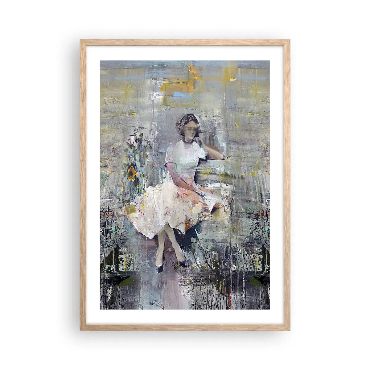Poster în ramă de stejar deschis - Clasică și modernă - 50x70 cm