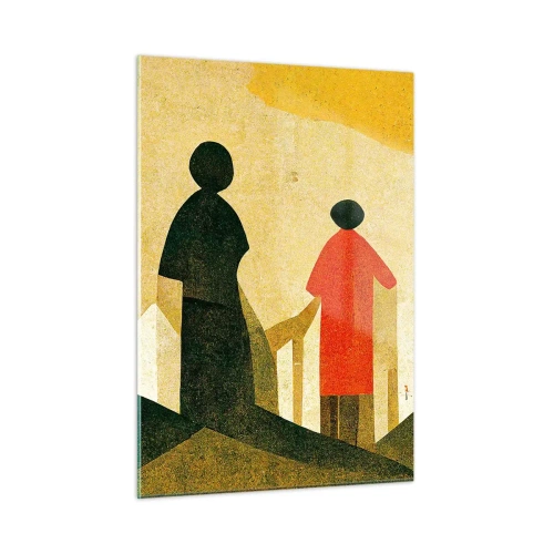 Tablou pe sticlă - Încă un drum lung de parcurs - 50x70 cm