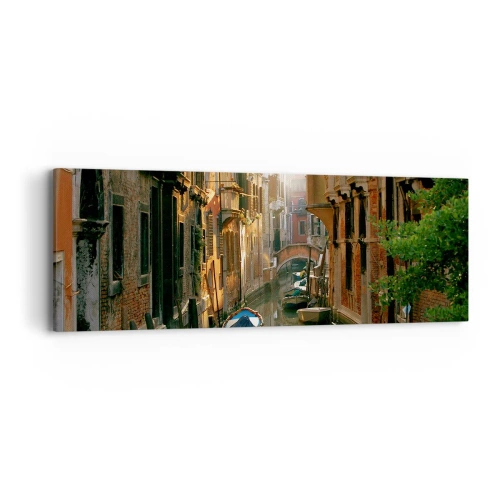 Tablou pe pânză - Pe o străduță venețiană - 90x30 cm