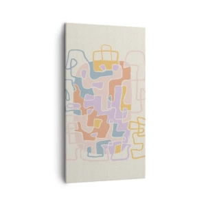 Tablou pe pânză - Labirintul - o aventură plină de bucurie - 45x80 cm