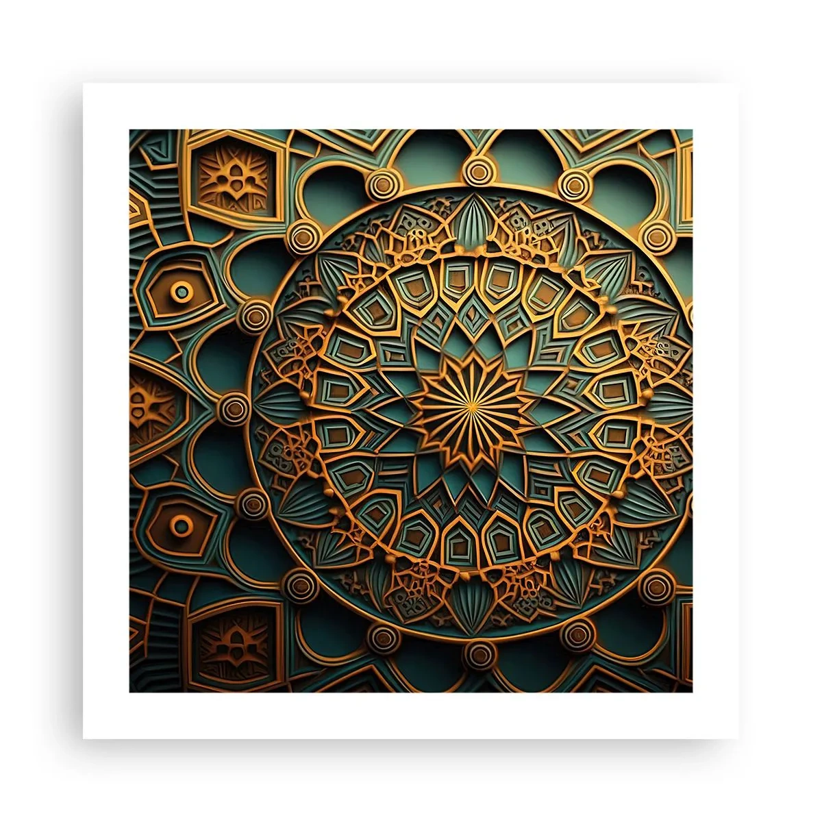 Poster - În stil arabic - 50x50 cm