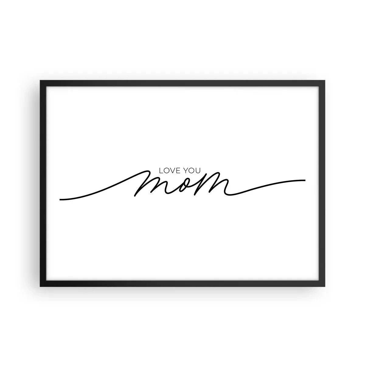 Poster în ramă neagră - Mare emoție - 70x50 cm