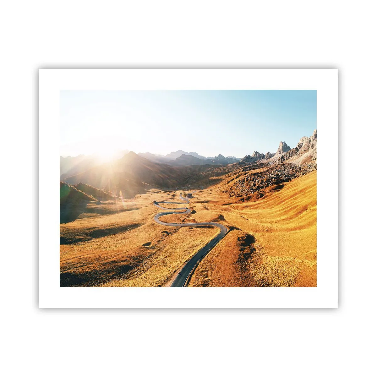 Poster - Într-o vale de aur - 50x40 cm