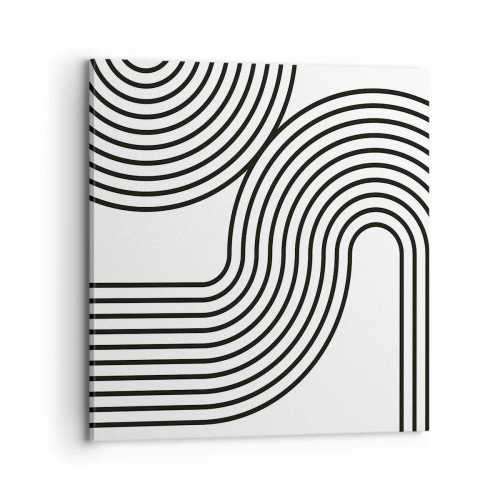 Tablou pe pânză - Pe o curbă - 70x70 cm