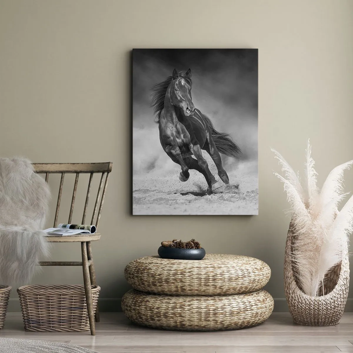 Tablou pe pânză - Dorința emirului - 55x100 cm