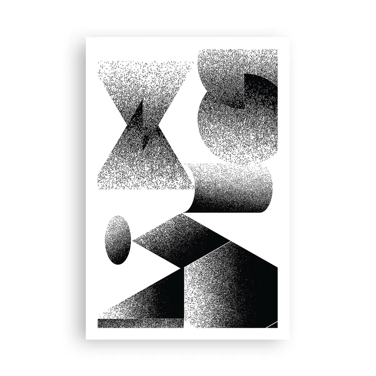 Poster - Unghiuri și ovale - 61x91 cm