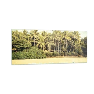 Tablou pe sticlă - Ce zici de aici? - 100x40 cm