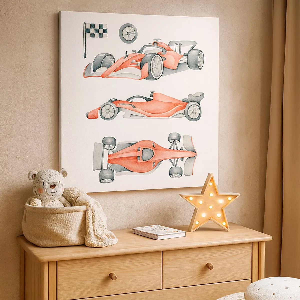 Tablou pe pânză - Prindeți visul - 30x30 cm