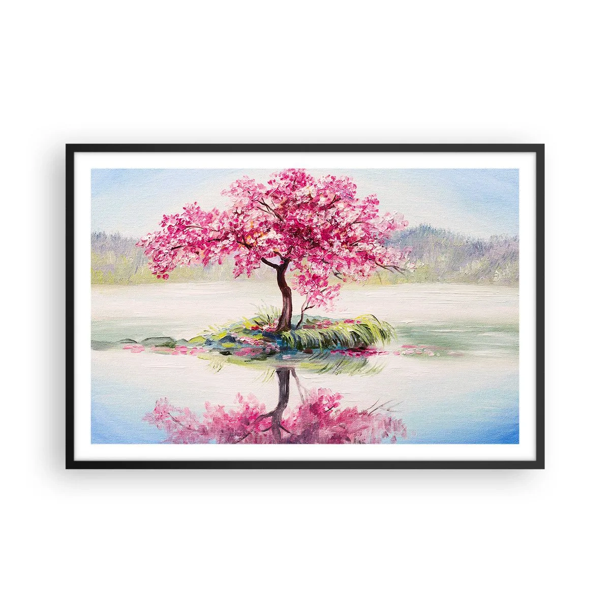 Poster în ramă neagră - Festivalul Primăverii - 91x61 cm