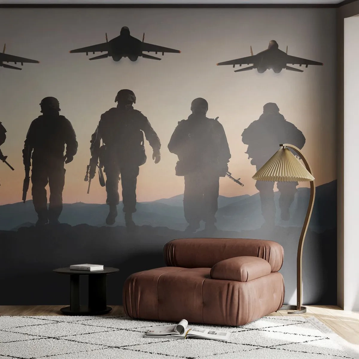 Tapet Autoadeziv Deluxe Sticker - Bun venit în lumea mea - Militar, Armată, Soldati - 250x175 cm
