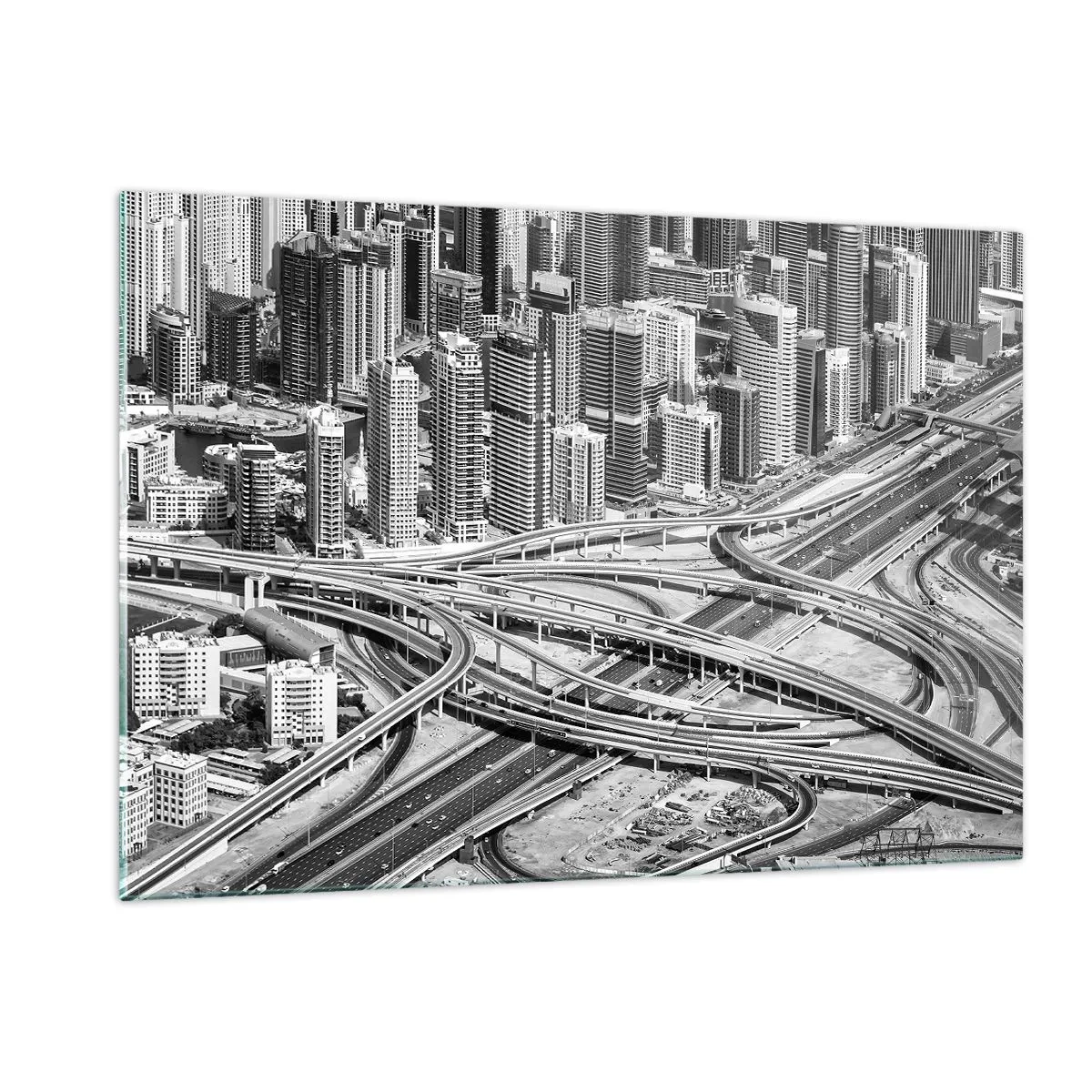 Tablou pe sticlă - Dubai - orașul imposibil - 120x80 cm