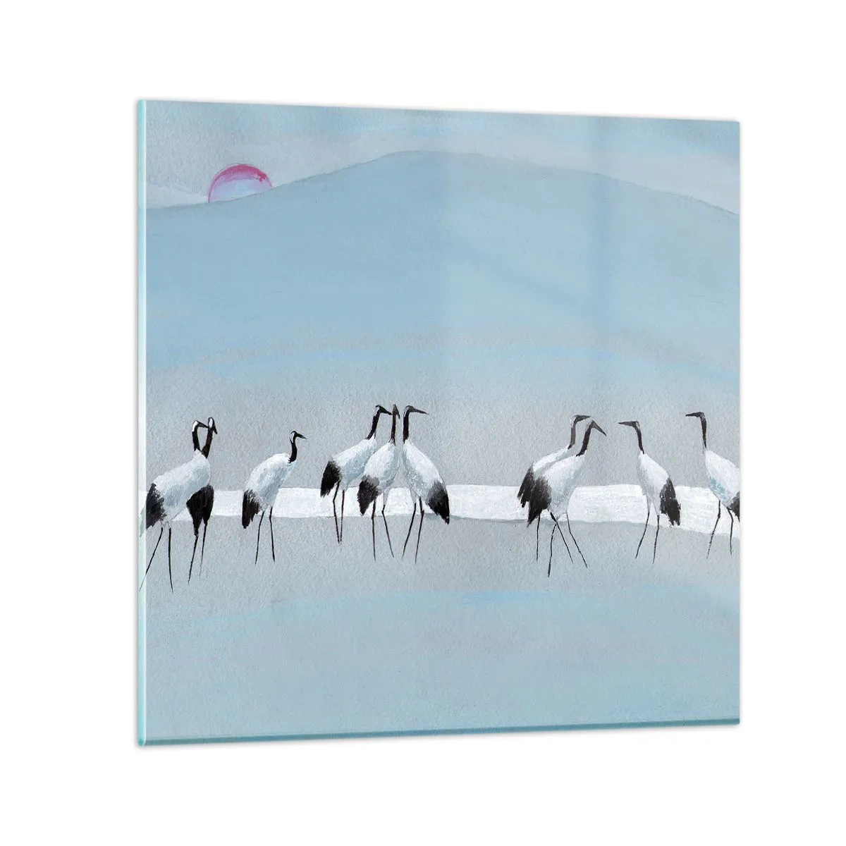 Tablou pe sticlă - După o zi fierbinte - 30x30 cm