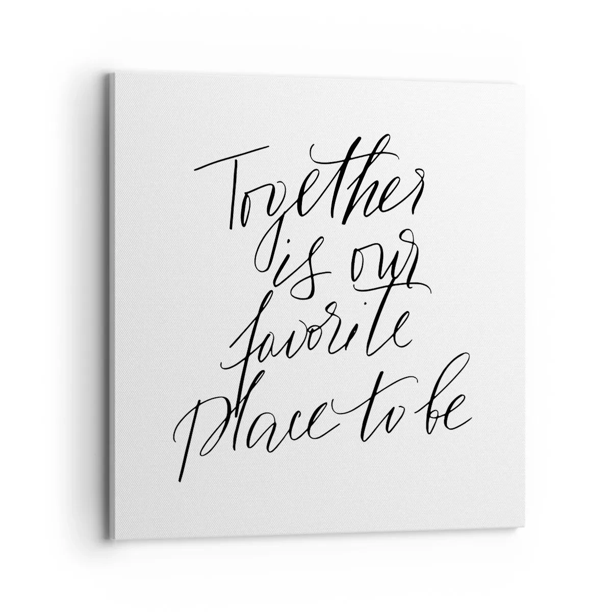 Tablou pe pânză - O simți și tu? - 70x70 cm