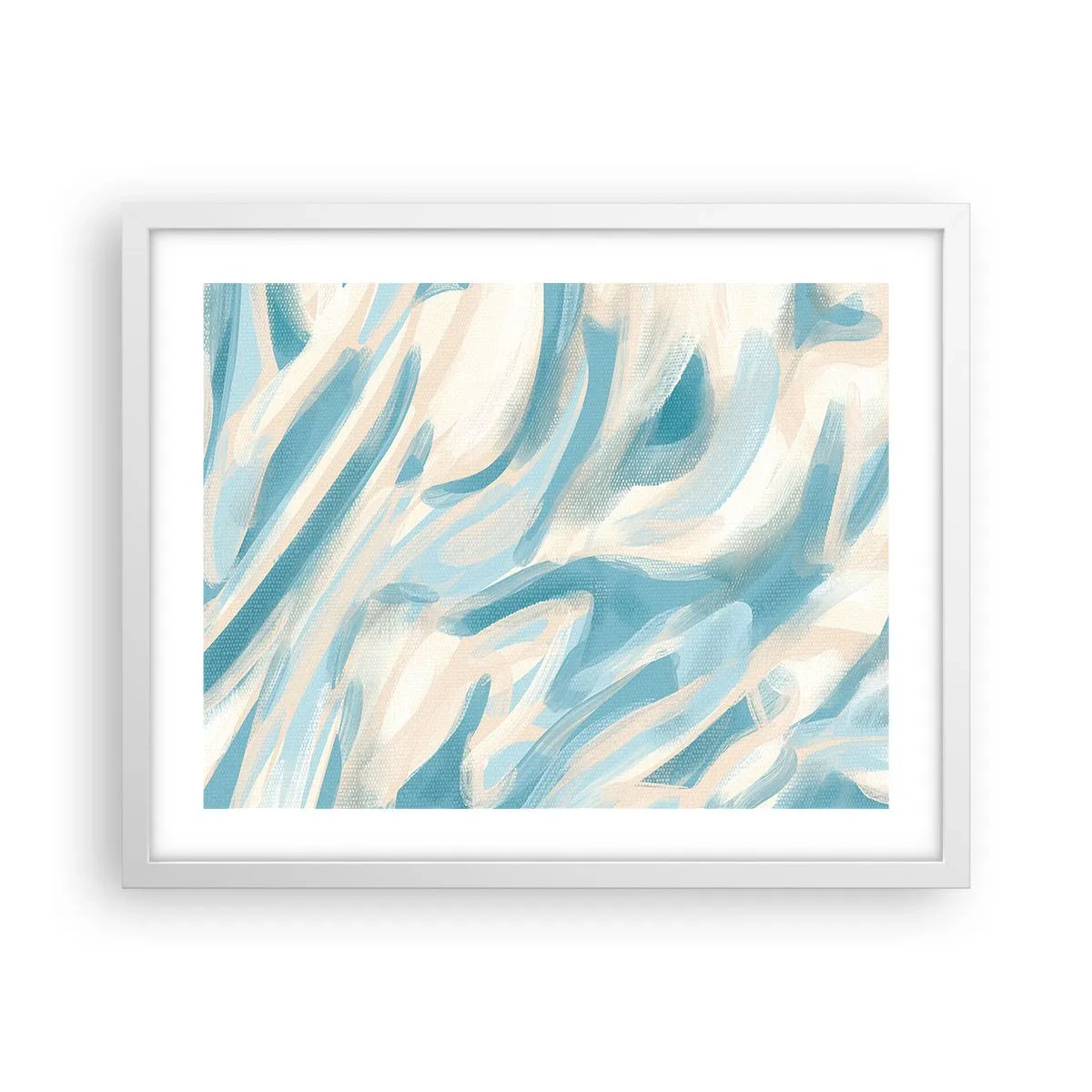 Poster în ramă albă - Brize de primăvară - 50x40 cm