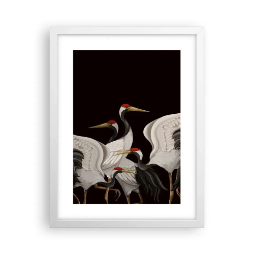 Poster în ramă albă - Problemele importante ale păsărilor - 30x40 cm