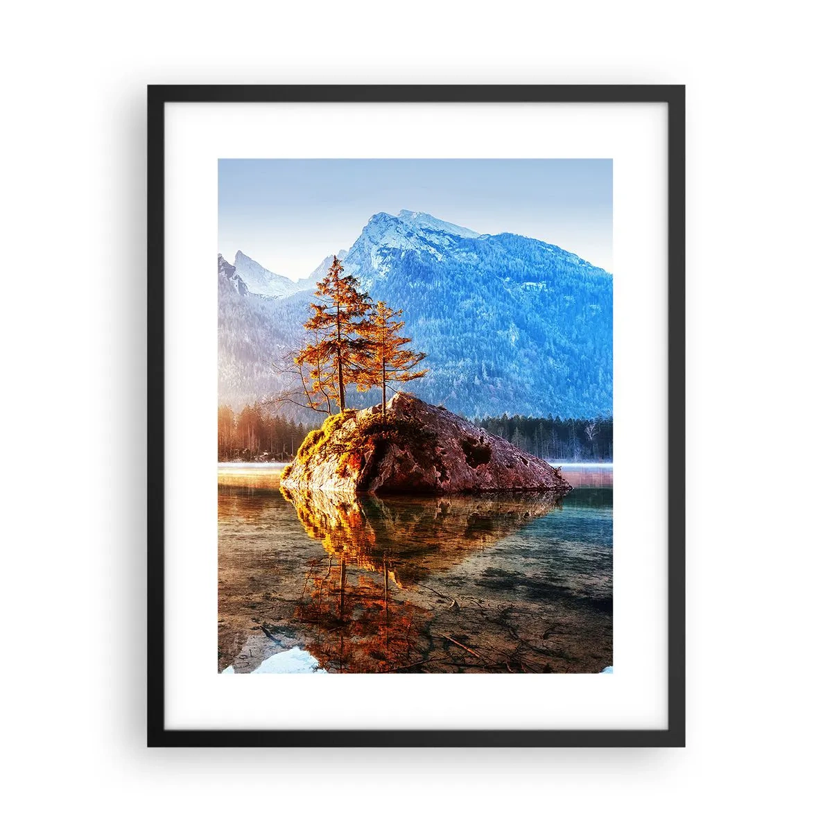 Poster în ramă neagră - Natura într-o nouă lumină - 40x50 cm