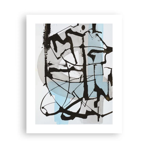 Poster - Cu toate acestea, albastru - 40x50 cm