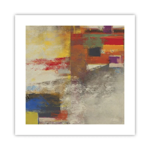 Poster - Geometria culorilor - 40x40 cm