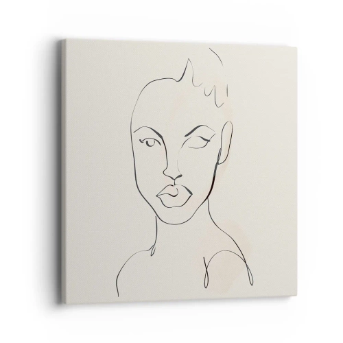 Tablou pe pânză - Schiță de senzualitate - 40x40 cm