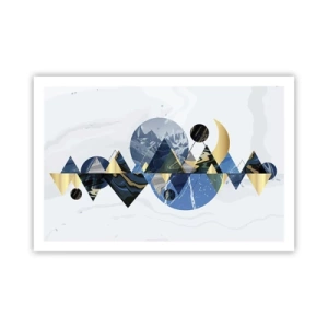 Poster - Peisaj geometric - 91x61 cm