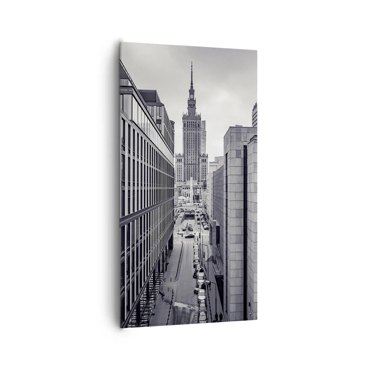 Tablou pe pânză - Vale citadină din Varșovia - 65x120 cm
