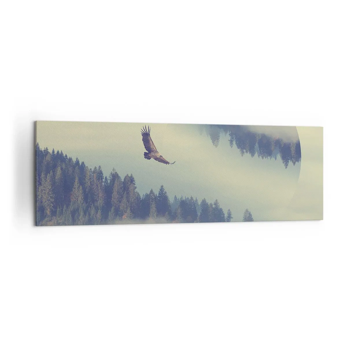 Tablou pe pânză - Am văzut umbra unui vultur - 160x50 cm