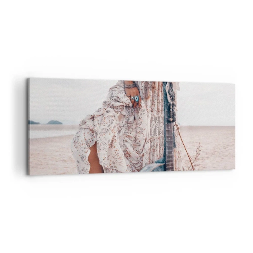 Tablou pe pânză - Hippie pe drum - 120x50 cm