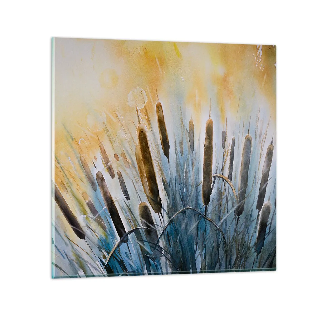 Tablou pe sticlă - Răcoarea apei, căldura soarelui - 60x60 cm