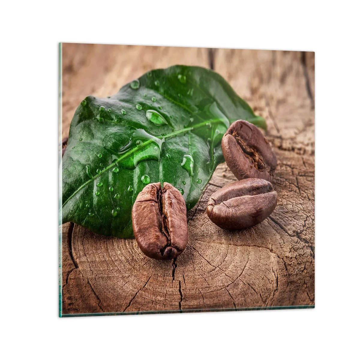 Tablou pe sticlă - Cea mai adevărată și închisă la culoare - 70x70 cm