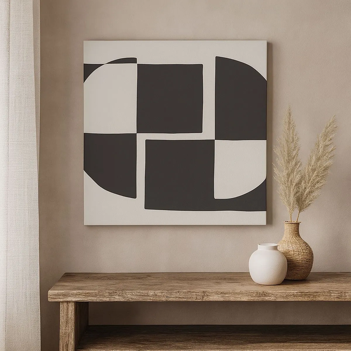 Tablou pe pânză - Antiteză - sinteză - 30x30 cm