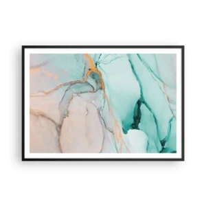 Poster în ramă neagră - Dansul formelor și al culorilor - 100x70 cm