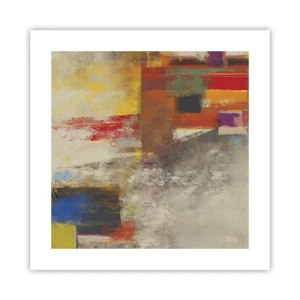 Poster - Geometria culorilor - 40x40 cm