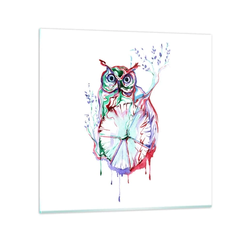 Tablou pe sticlă - Deșteaptă prin natura - 30x30 cm