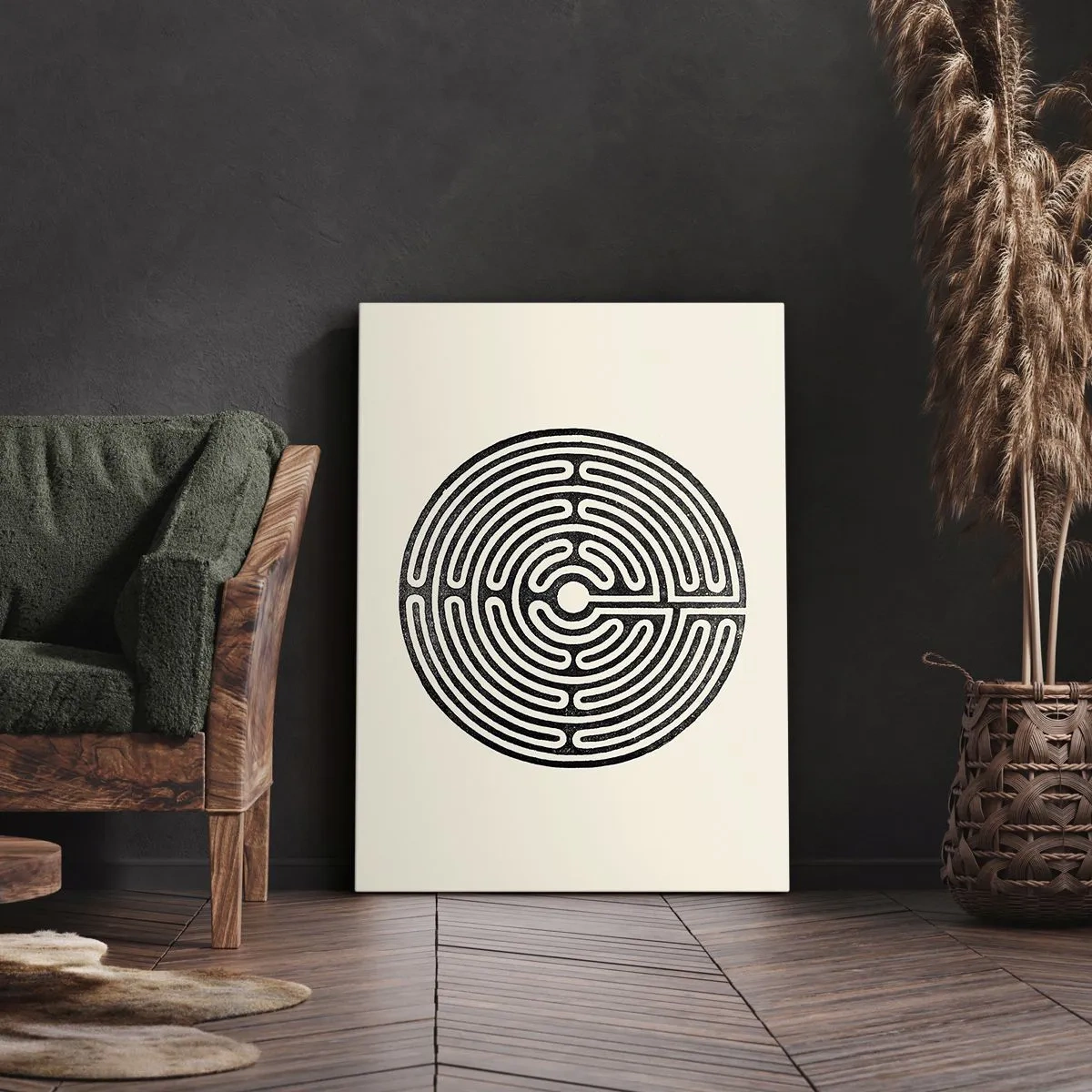 Tablou pe pânză - Ordine secretă - 45x80 cm