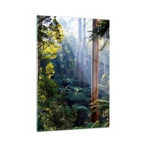 Tablou pe sticlă - O poveste din pădure - 50x70 cm