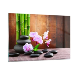 Tablou pe sticlă - Experimentați deliciile Orientului - 120x80 cm