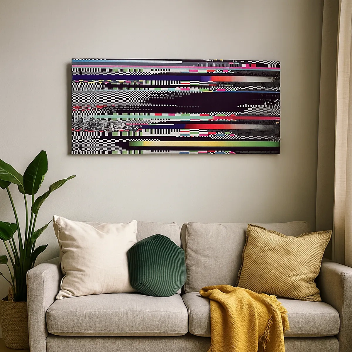 Tablou pe pânză - Imaginea controlată a realității - 30x30 cm