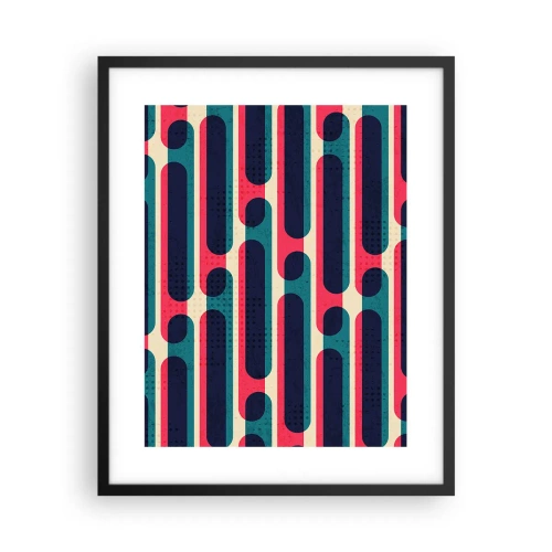 Poster în ramă neagră - Înăuntru și înainte - 40x50 cm