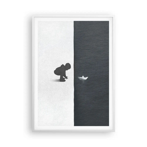 Poster în ramă albă - Marea expediție - 70x100 cm