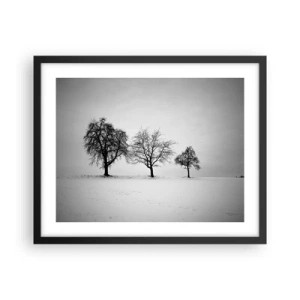 Poster în ramă neagră - La ce visează? - 50x40 cm