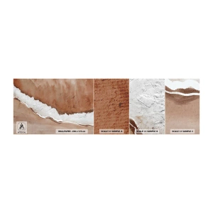 Mostră de Tapet Standard Eco - În culorile pământului - Margine, Nisip, plajă - 100x30 cm