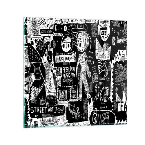 Tablou pe sticlă - Tinerețea duhovnicească a legii și a bucuriei - 30x30 cm