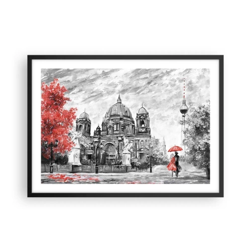 Poster în ramă neagră - Reuniune în Berlin - 70x50 cm